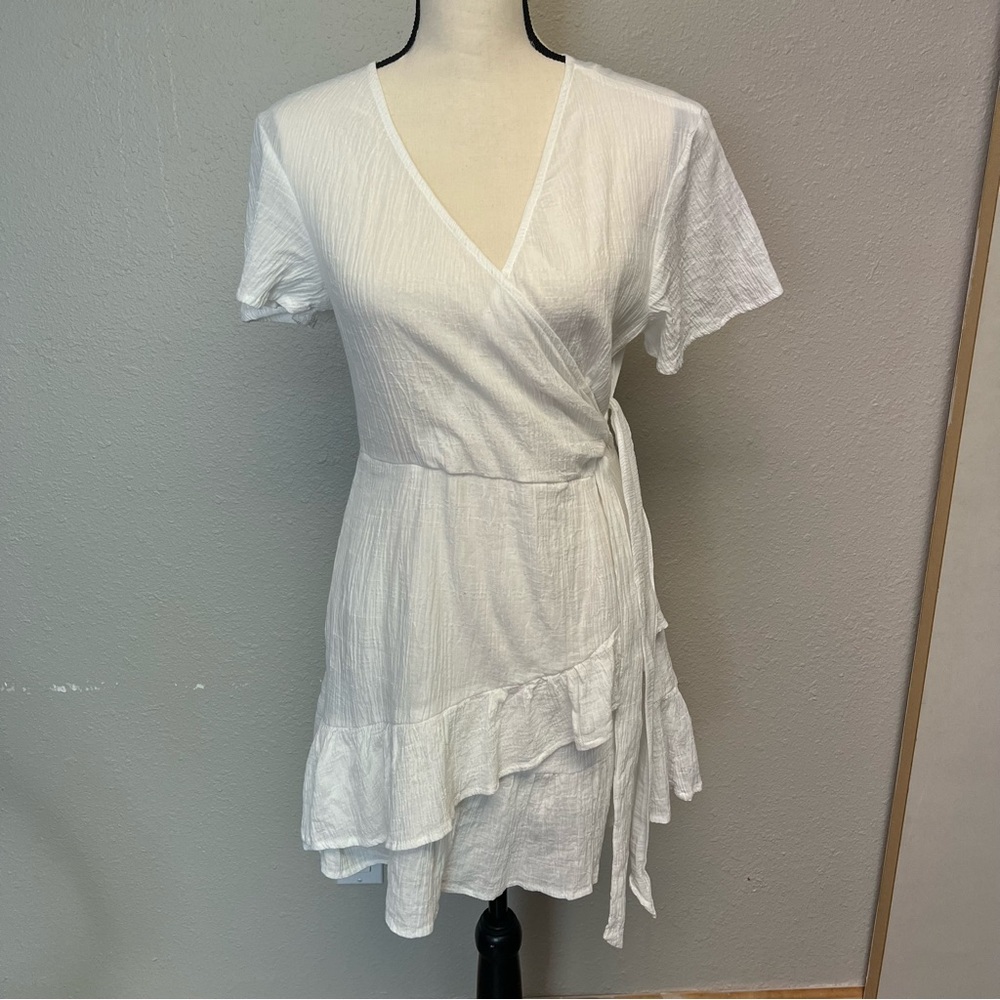 Princess Polly Mini Wrap Dress